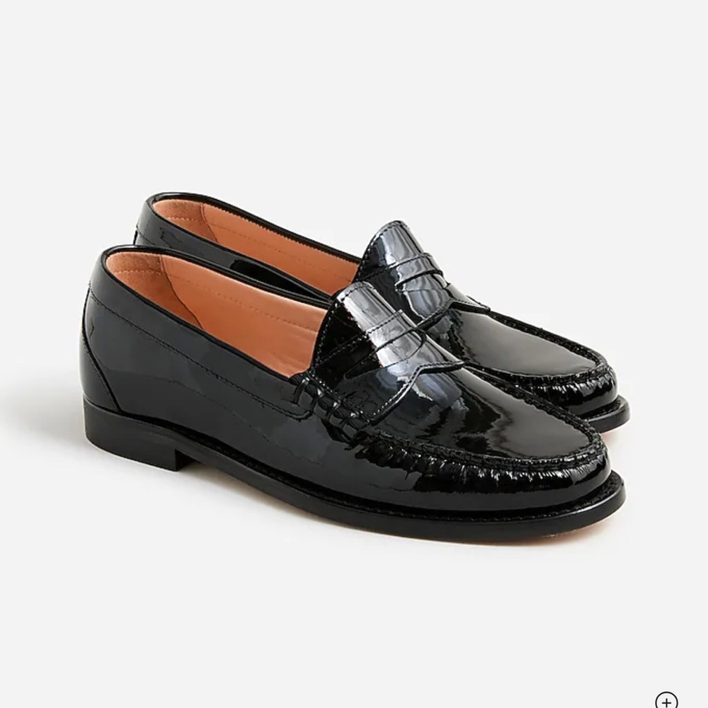 J Crew Black Classic Loafer. Sold out. Worn once. 8
